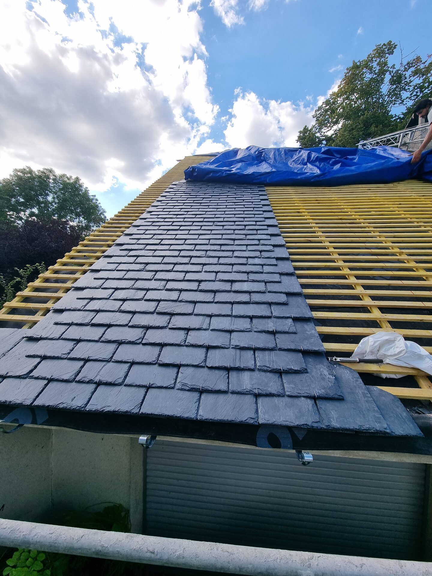 Chantier ardoise Delouis